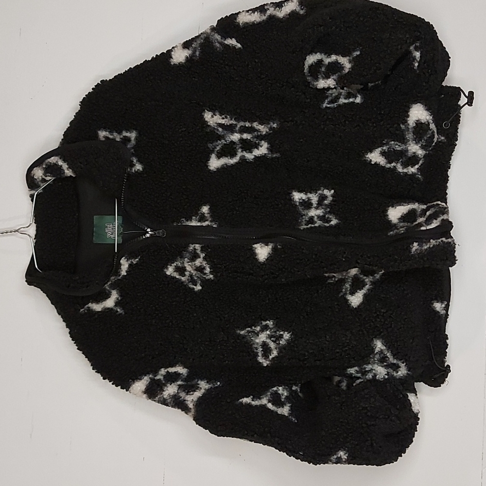 Spring Fleece Jacket, Shell Lined Zipper Fleece with Pockets